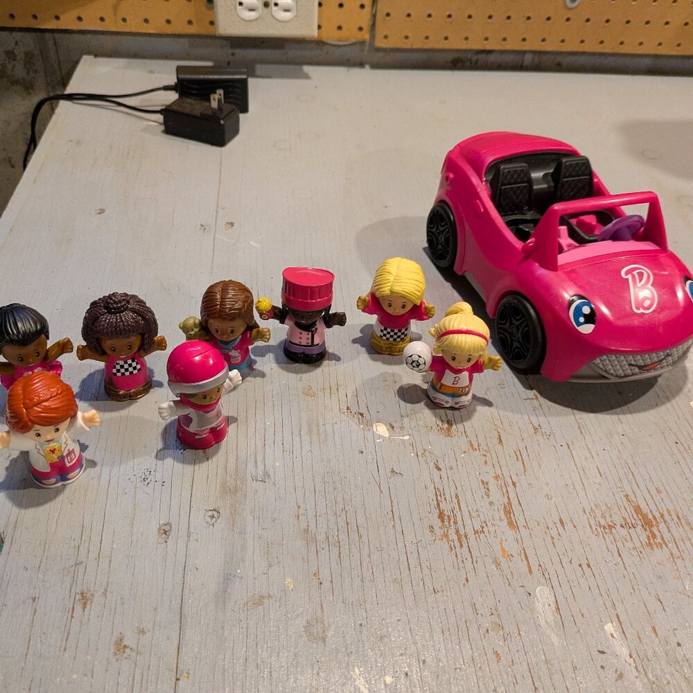 Little People Barbie car